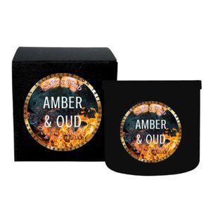 Amber & Oud 3 Wick Vegan Candle